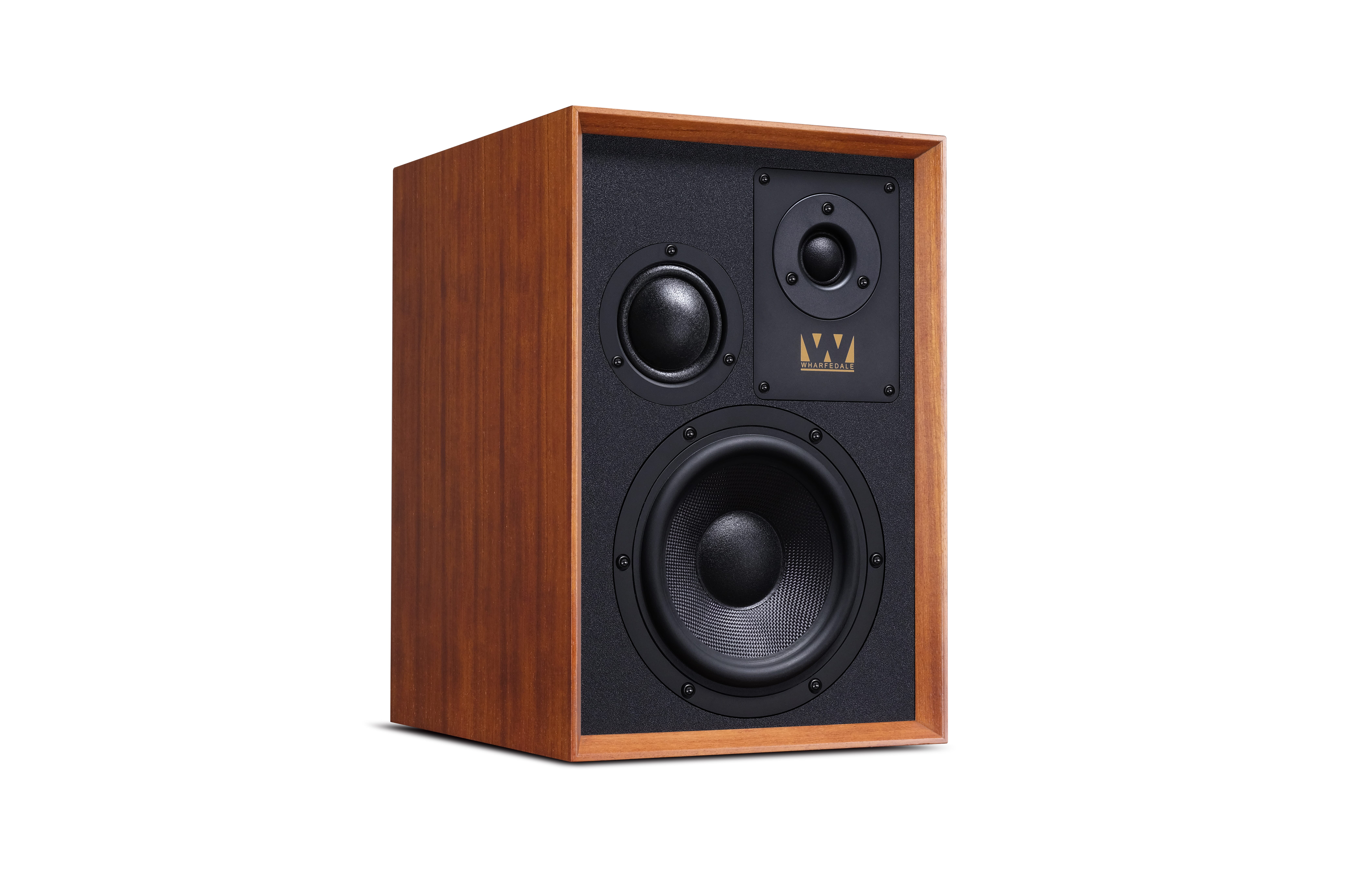Wharfedale - Super Denton Bookshelf Speakers (Red Mahogany, Pair